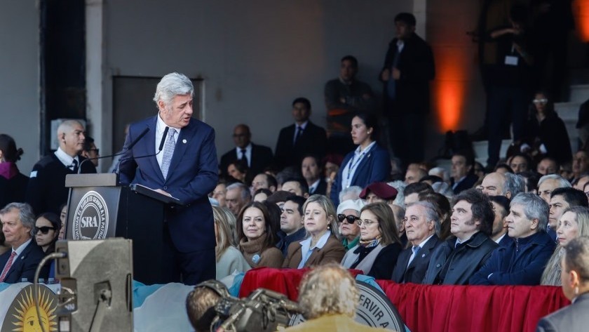 Nicolás Pino reclamó el fin definitivo de las retenciones y destacó el aporte del campo